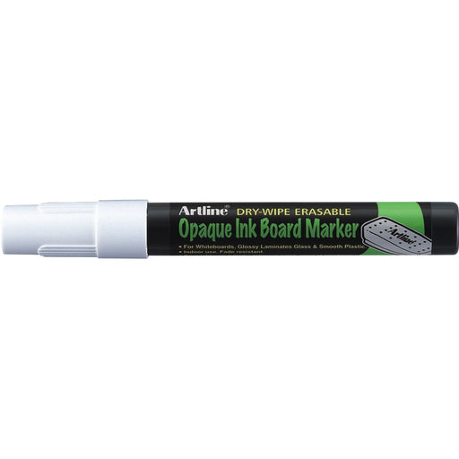 Marker cu Cerneală Opacă pentru Table Vârf 2 mm Artline Alb
