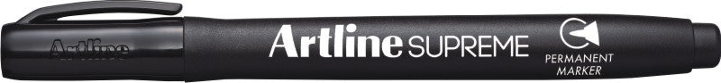 Marker Permanent Supreme Vârf Rotund 1 mm Artline Negru