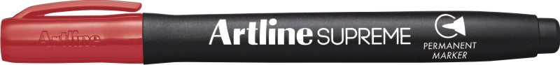 Marker Permanent Supreme Vârf Rotund 1 mm Artline Roșu