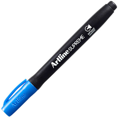 Marker Permanent Supreme Metallic Vârf Rotund 1 mm Artline Albastru Metalizat