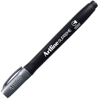 Marker Permanent Supreme Metallic Vârf Rotund 1 mm Artline Argintiu