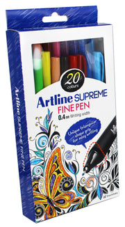 Set Linere Supreme Vârf Fetru 0,4 mm 10 Culori Artline