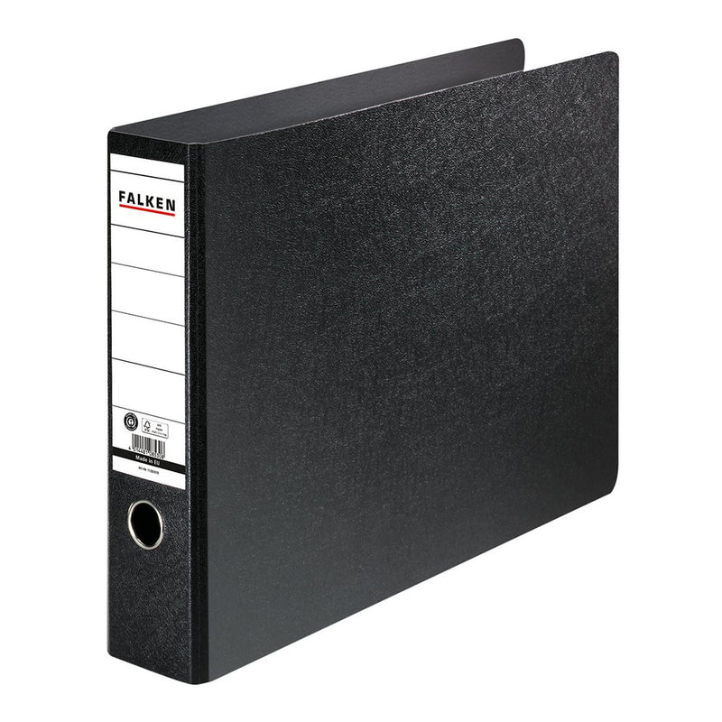 Biblioraft 75 mm Format A3 Negru marca Falken pentru organizarea și arhivarea documentelor