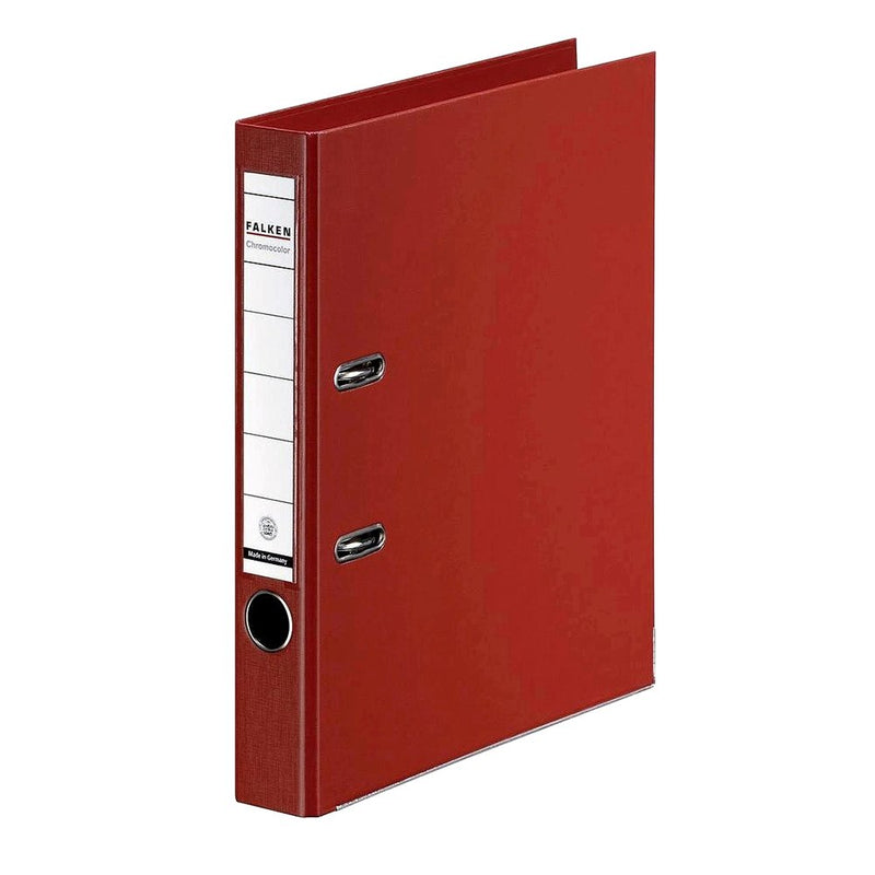 Biblioraft Chromocolor 50 mm Roșu marca Falken pentru organizarea și arhivarea documentelor