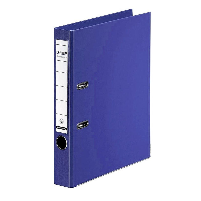 Biblioraft Chromocolor 50 mm Albastru marca Falken pentru organizarea și arhivarea documentelor