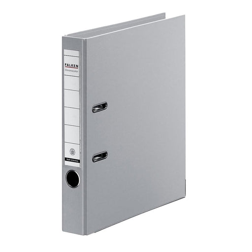 Biblioraft Chromocolor 50 mm Gri marca Falken pentru organizarea și arhivarea documentelor