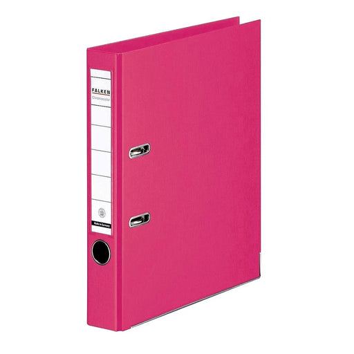 Biblioraft Chromocolor 50 mm Fucsia marca Falken pentru organizarea și arhivarea documentelor