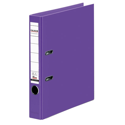 Biblioraft Chromocolor 80 mm Mov marca Falken pentru organizarea și arhivarea documentelor