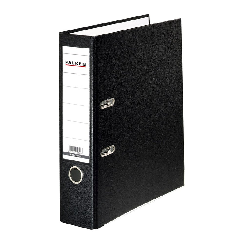 Biblioraft Plastifiat 50 mm Negru marca Falken pentru organizarea și arhivarea documentelor