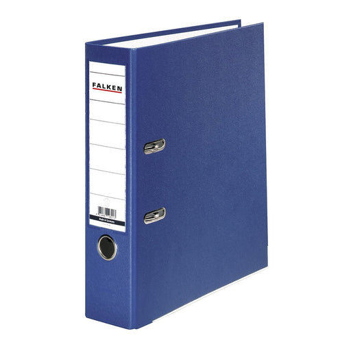 Biblioraft Plastifiat 50 mm Albastru marca Falken pentru organizarea și arhivarea documentelor