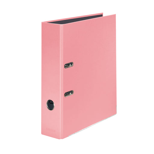Biblioraft Pastel Carton Laminat A4 80 mm Roz Flamingo marca Falken pentru organizarea și arhivarea documentelor