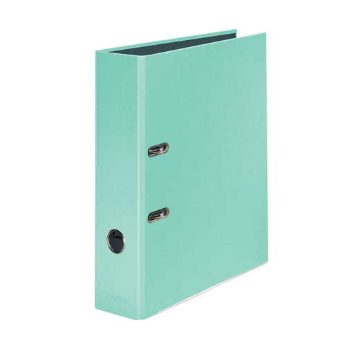 Biblioraft Pastel Carton Laminat A4 80 mm Verde Mentă marca Falken pentru organizarea și arhivarea documentelor