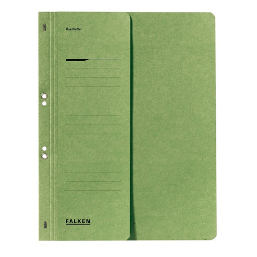 Dosar cu găuri 1/2 Lux Falken, carton, 250 g/mp, verde Falken pentru organizarea și arhivarea documentelor