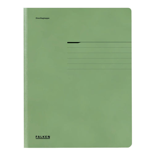 Dosar plic Lux Falken, carton, 320 g/mp, verde Falken pentru organizarea și arhivarea documentelor