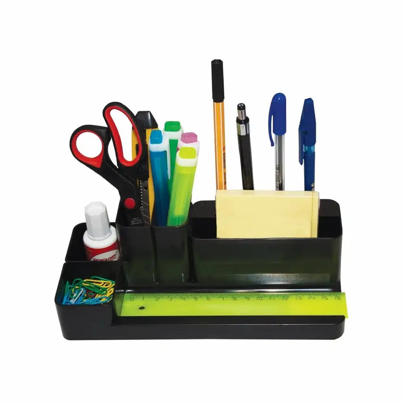 Suport pentru Accesorii de Birou Flaro, Neechipat, Negru, Flaro