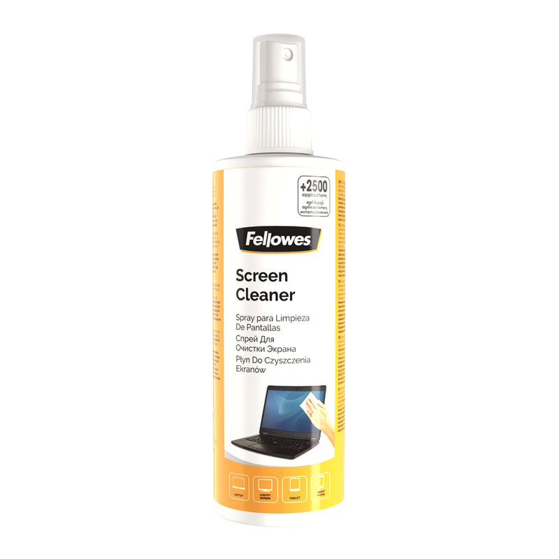 Spray Fellowes 250 ml antistatic pentru curățare ecran și monitoare
