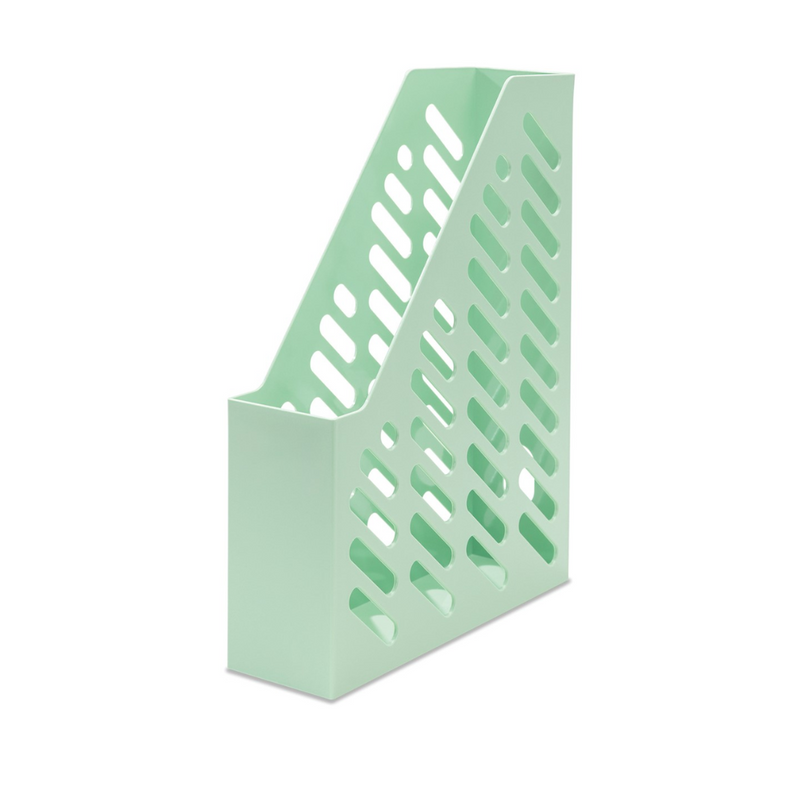 Suport Vertical Plastic Cataloage Klassik Verde Pastel - HAN