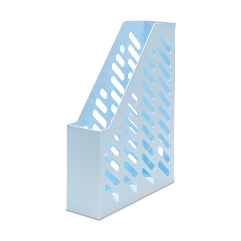 Suport Vertical Plastic Cataloage Klassik Albastru Pastel - HAN