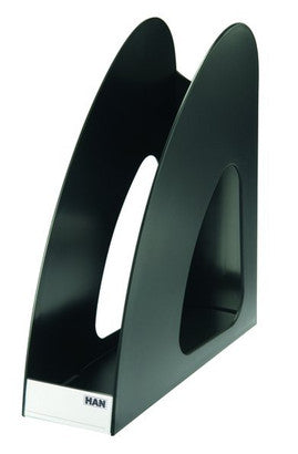 Suport Vertical Plastic Cataloage Twin Negru - HAN