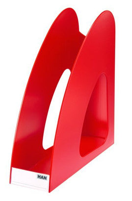 Suport Vertical Plastic Cataloage Twin Roșu - HAN