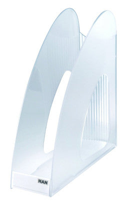 Suport Vertical Plastic Cataloage Twin Transparent Cristal - HAN