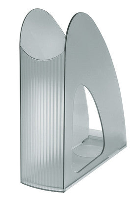 Suport Vertical Plastic Cataloage Twin Transparent Gri - HAN