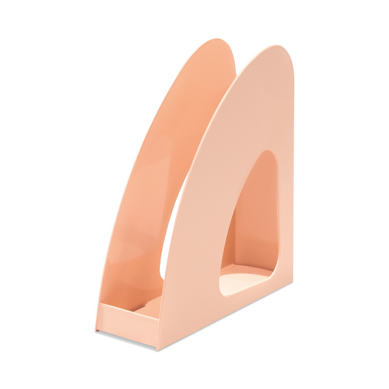 Suport Vertical Plastic Cataloage Re-Loop PP Reciclat Portocaliu Pastel - HAN