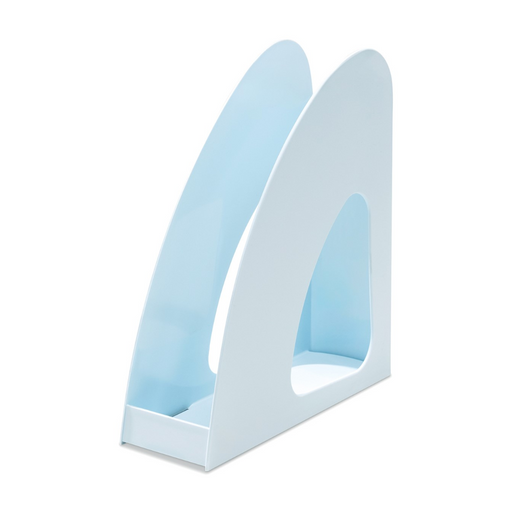 Suport Vertical Plastic Cataloage Re-Loop PP Reciclat Albastru Pastel - HAN