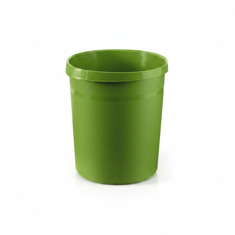 Coș birou HAN Grip 18L verde, polipropilenă, design contemporan