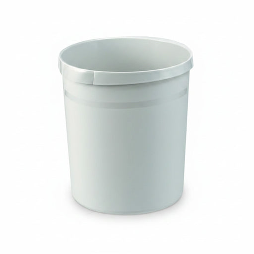 Coș birou HAN Grip 18L gri, polipropilenă, stivuibil