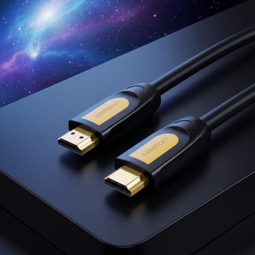 Cablu HDMI HD101 10129 2m 4K@60Hz Galben/Negru Ugreen