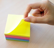 Cub Notes Adeziv 4 Culori Asortate 76x76mm 400 File Stick'n