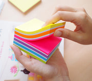 Cub Notes Adeziv 4 Culori Asortate 76x76mm 400 File Stick'n