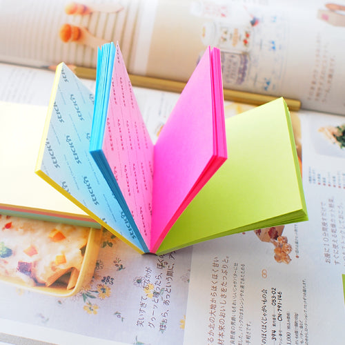 Notes Adeziv Magic Notes 4 Culori Neon 76x127mm 100 File Stick'n