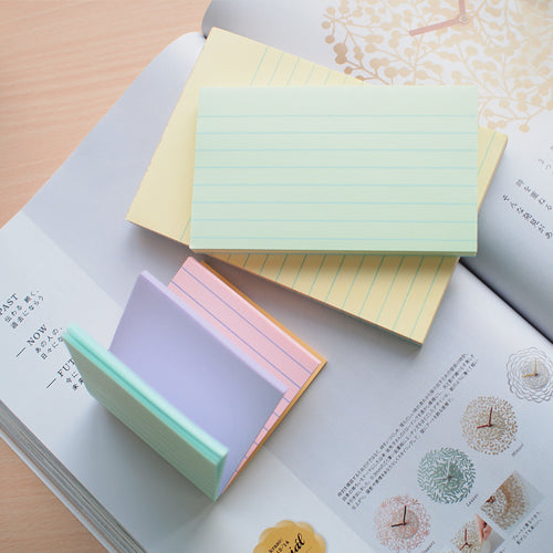 Notes Adeziv Magic Notes 4 Culori Pastel 76x127mm 100 File Stick'n