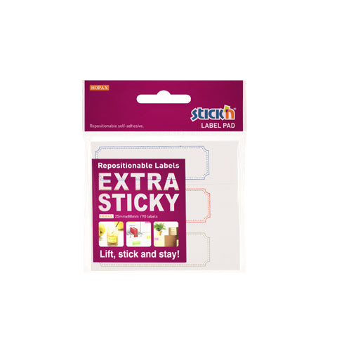 Etichete Autoadezive Extra Sticky Label Albe cu Chenar Color 25x88mm 3x30 Buc Stick'n
