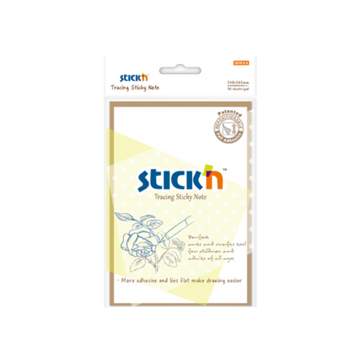 Notes adeziv Stick'n, transparent Tracing calc, 101 x 152 mm, 30 file