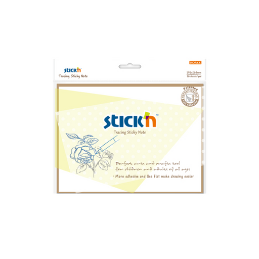 Notes adeziv Stick'n, transparent Tracing calc, 152 x 203 mm, 30 file