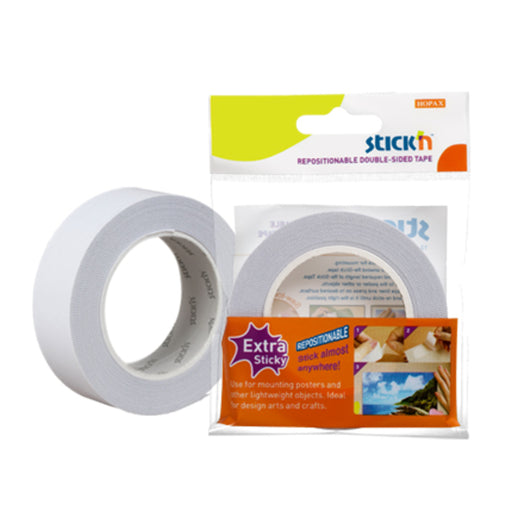 Banda dublu adeziva cu adeziv permanent, 25mm x 12 m, Stick"n Extra-Sticky - imagine produs