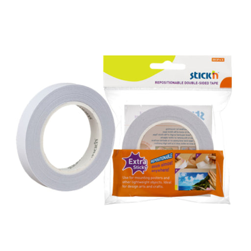 Banda dublu adeziva cu adeziv permanent, 12mm x 12 m, Stick"n Extra-Sticky - imagine produs