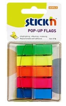 Film Index Autoadeziv Pop-up 45 x 12 mm, 5 x 40 File/Set, cu Dispenser Stick'n