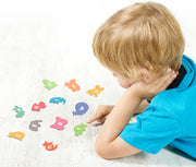 Set Educativ Alphabet cu Numere și Litere Repoziționabile 230 x 200 mm Stick'n