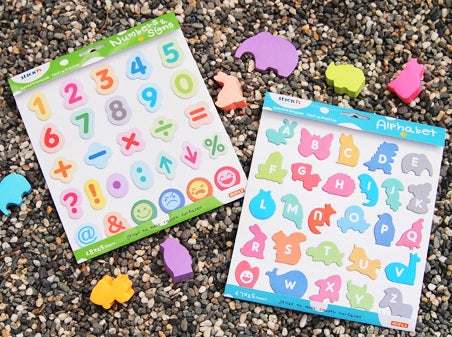 Set Educativ Alphabet cu Numere și Litere Repoziționabile 230 x 200 mm Stick'n