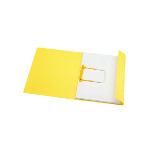 Dosar carton color cu alonjă arhivare de mare capacitate, JALEMA Secolor galben pentru organizarea și arhivarea documentelor