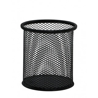 Suport Plastic pentru Accesorii de Birou, Rotativ, 10 Compartimente, Kejea - Transparent, Kejea