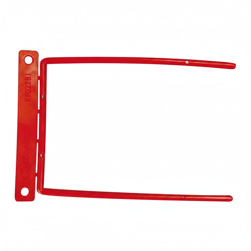 Alonjă de mare capacitate inserție metalică D-Clip roșie 100 buc/set Q-Connect