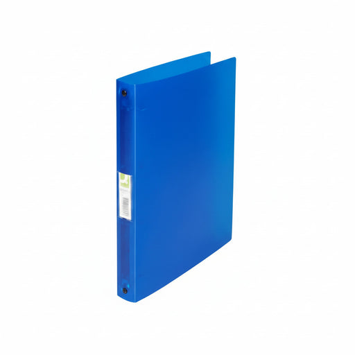Caiet Mecanic 4 Inele - D25mm, Coperți Flexibile PP, Q-Connect - Albastru Transparent Q-connect