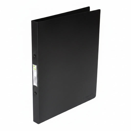 Caiet Mecanic 4 Inele - D16mm, Coperți Flexibile PP, Q-Connect - Negru Transparent Q-connect