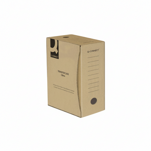 Cutie Arhivare 150mm Carton 400gsm Gri/Negru 150x339x298mm - Q-Connect