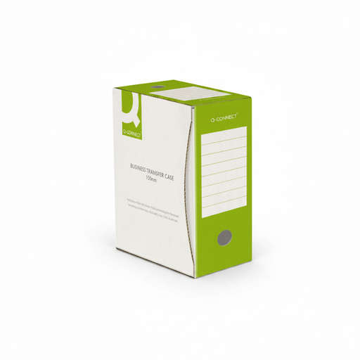 Cutie Arhivare 150mm Carton 400gsm Alb/Verde 150x339x298mm - Q-Connect